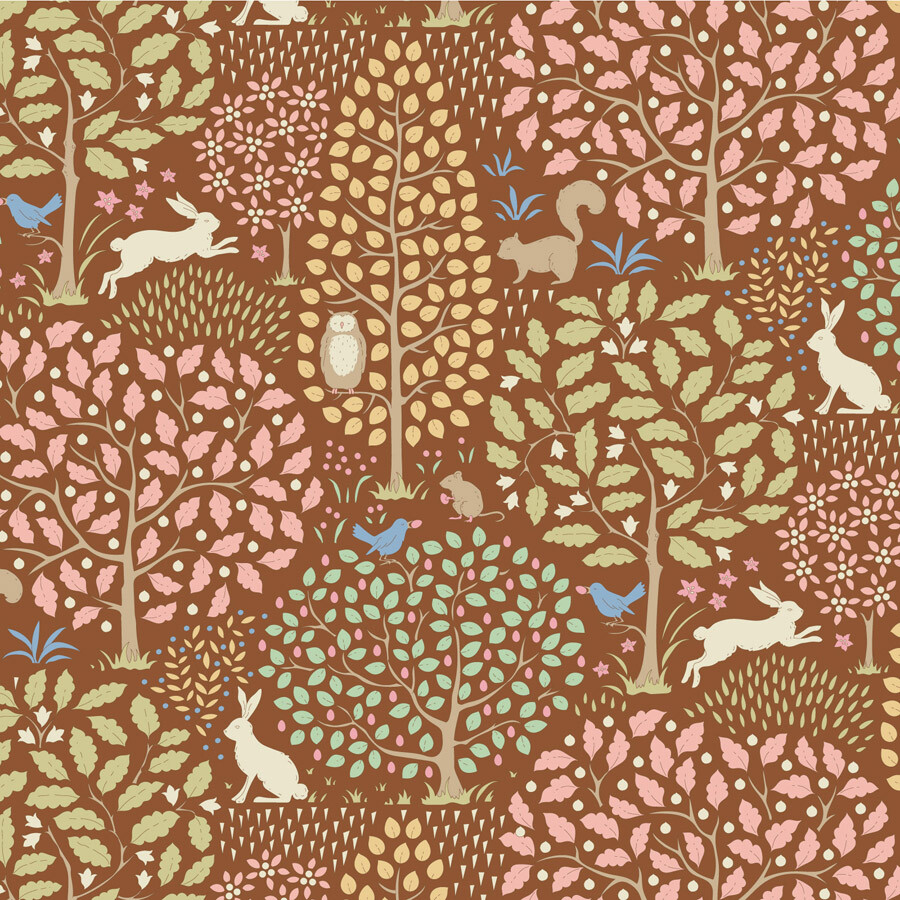 Patchwork Quilting Fabric Tilda Sanctuary Caramel 50x55cm FQ
