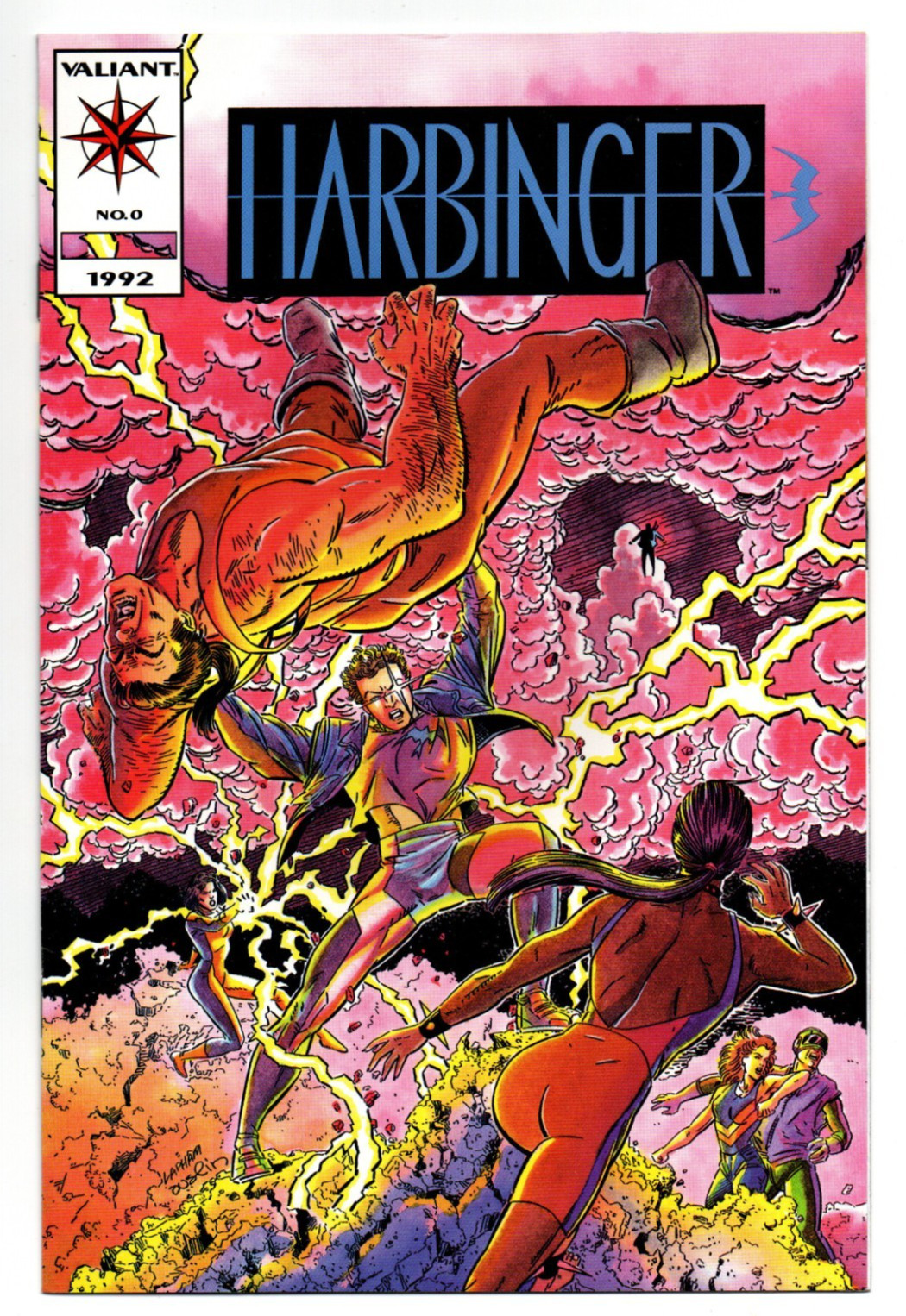 Harbinger #0 Pink Mail-Away Variant Valiant Comics 1992 Harbinger #0 Pink Mail-Away Variant Valiant Comics 1992