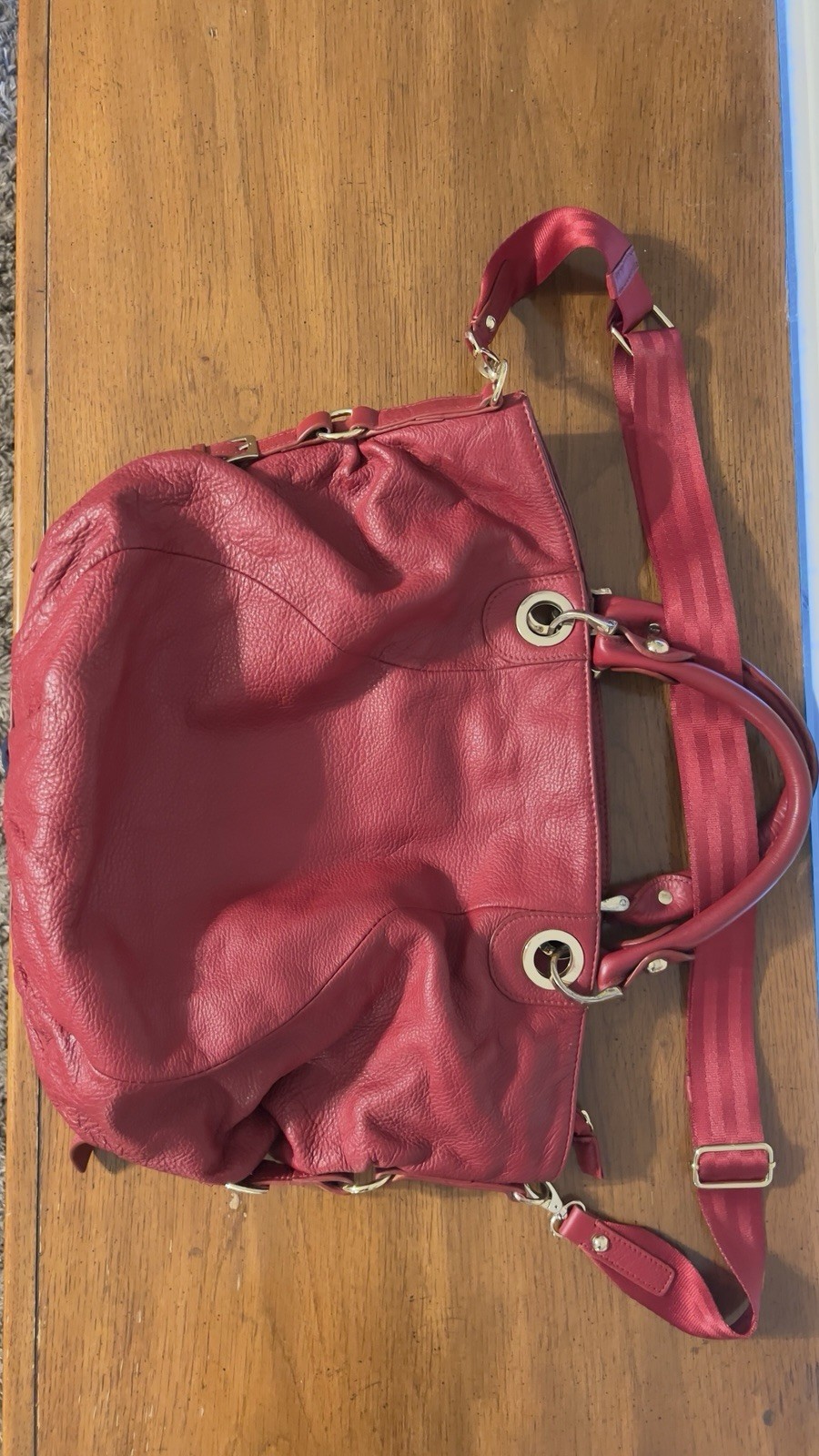 Kenar Genuine Leather Bag With Handle And Shoulder Strap 17\