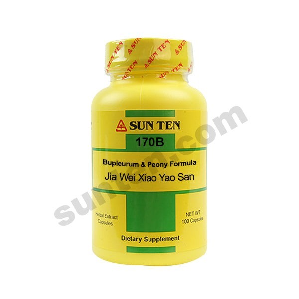 Sun Ten Jia Wei Xiao Yao San 170B 100 Capsules MFG 07/2023 New Sealed