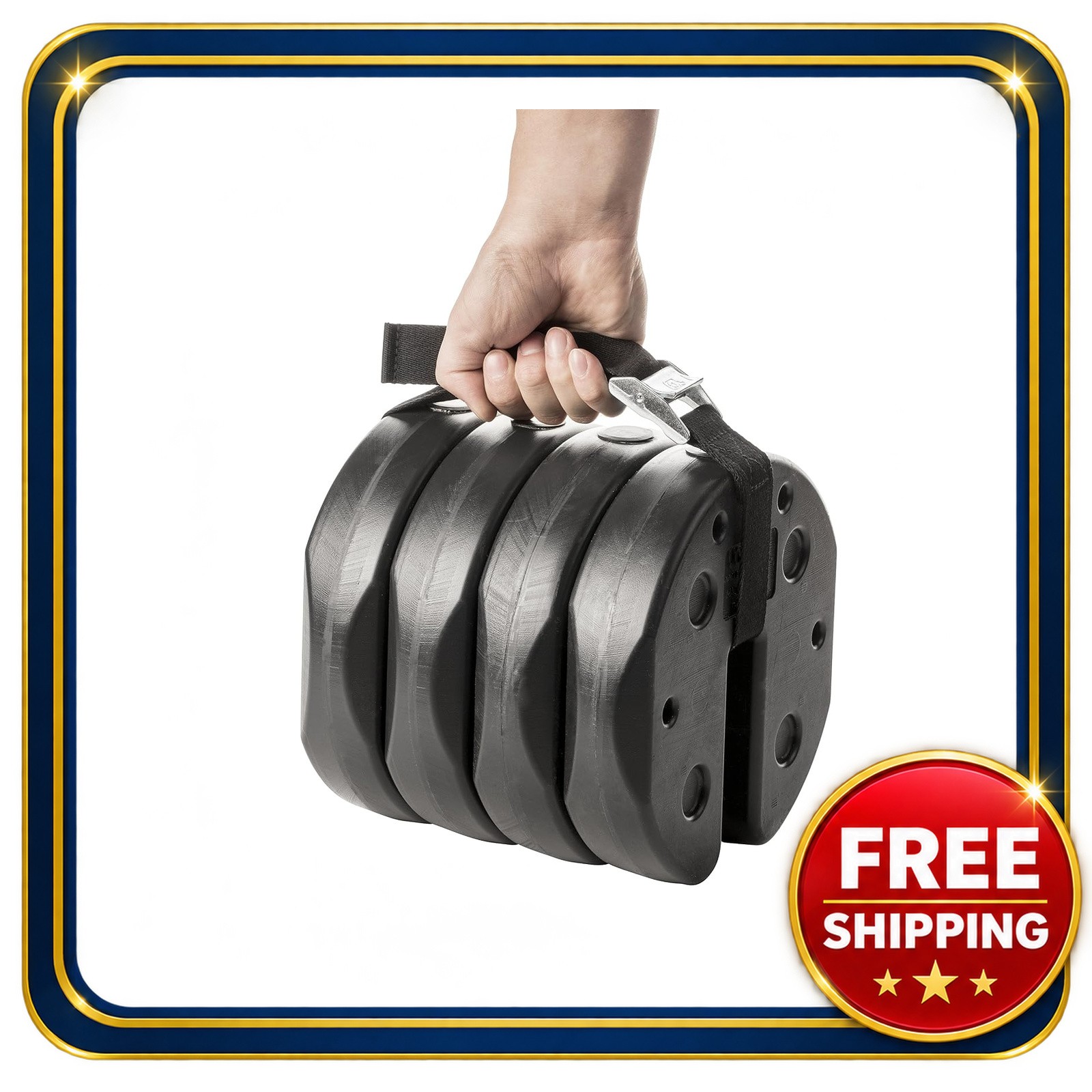 Canopy Weight Set 40 lb with Carry Strap for Tents and Umbrellas