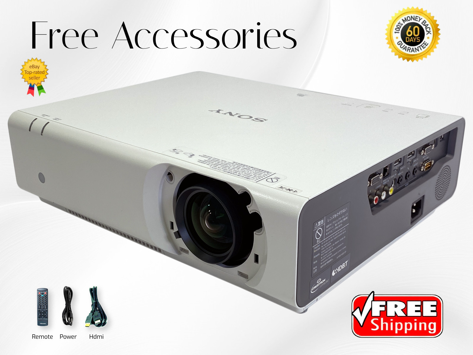 Sony VPL-CH375 3LCD Projector BrightEra 5000 Lumens WUXGA HDBaseT with Bundle 🔥