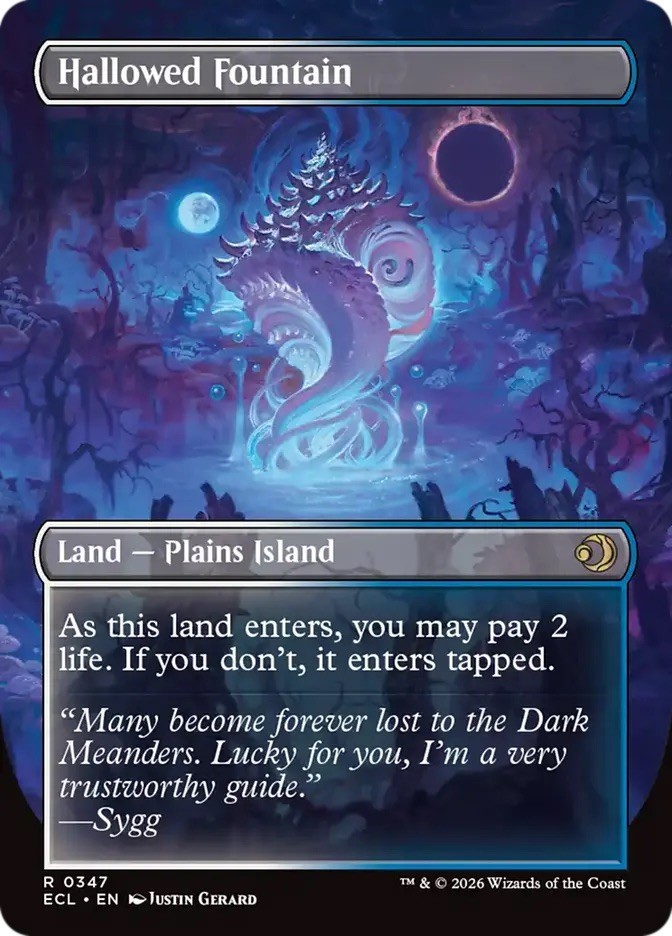 x1 Hallowed Fountain Hallowed Fountain ECL MTG 347 BORDERLESS RARE M/NM 1x x1 Hallowed Fountain Hallowed Fountain ECL MTG 347 BORDERLESS RARE M/NM 1x