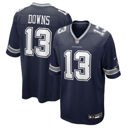 New Men\'s Cowboys #13 Caleb Downs 2026 Stitched Jersey S-3XL NWT