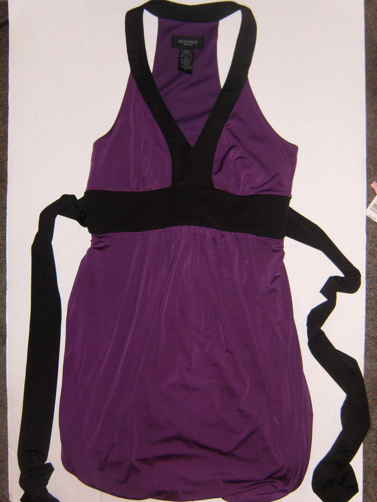  Womens Juniors Macys Forever 21 Dress S Purple Black Colorblock Formal $58