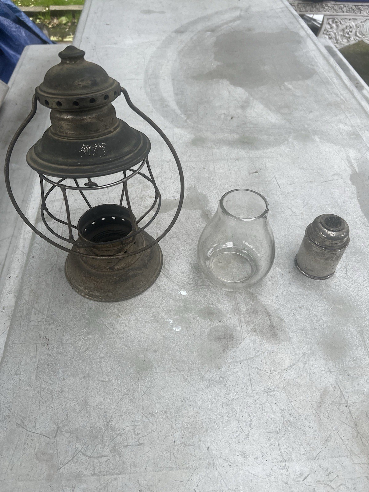 Antique Kelly Lamp Company Railroad Conductor Oil Lantern Rochester, New York Antique Kelly Lamp Company Railroad Conductor Oil Lantern Rochester, New York