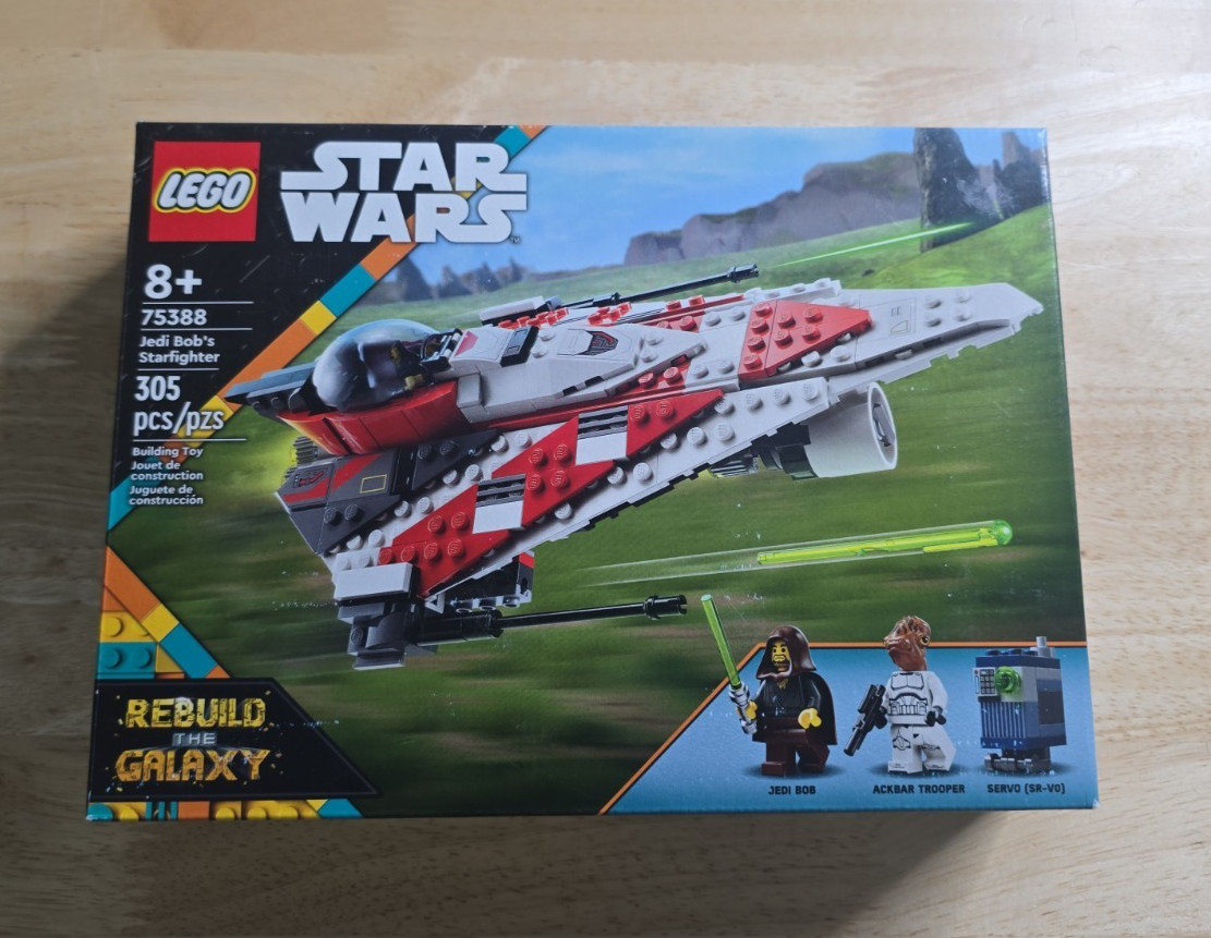 LEGO Star Wars Jedi Bob\'s Starfighter 75388 305 pcs Set Ages 8+