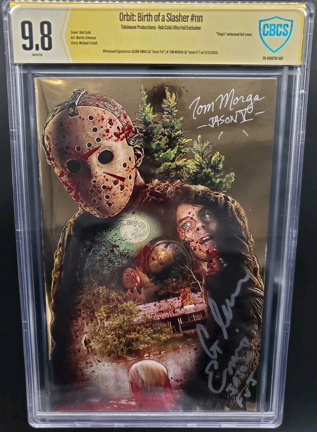 Orbit: Birth Of A Slasher SIGNED 2X Jason Movie Actors TOM MORGA & GLENN ENNIS 