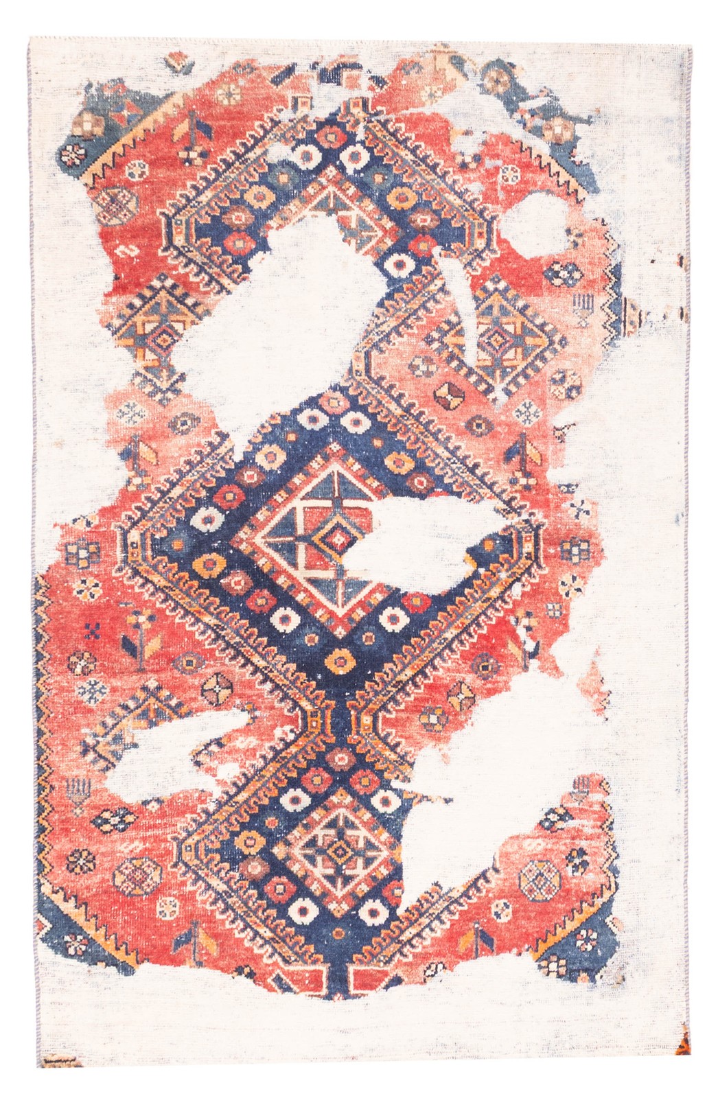 Traditional Vintage Hand-Knotted Area Rug 3\'10\