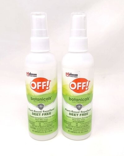 Off Botanicals Insect Plant Based Repellent Deet Free 4 oz. Pump Spray 2 pack