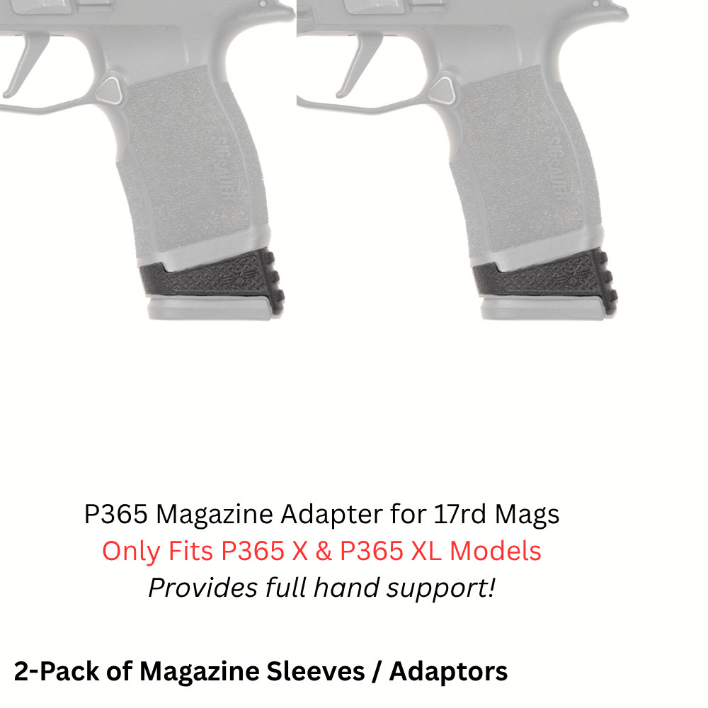 (2-Pack) Mag-Adapt S365-17XL - 9mm Macro Magazine Sleeve for Sig P365X/XL