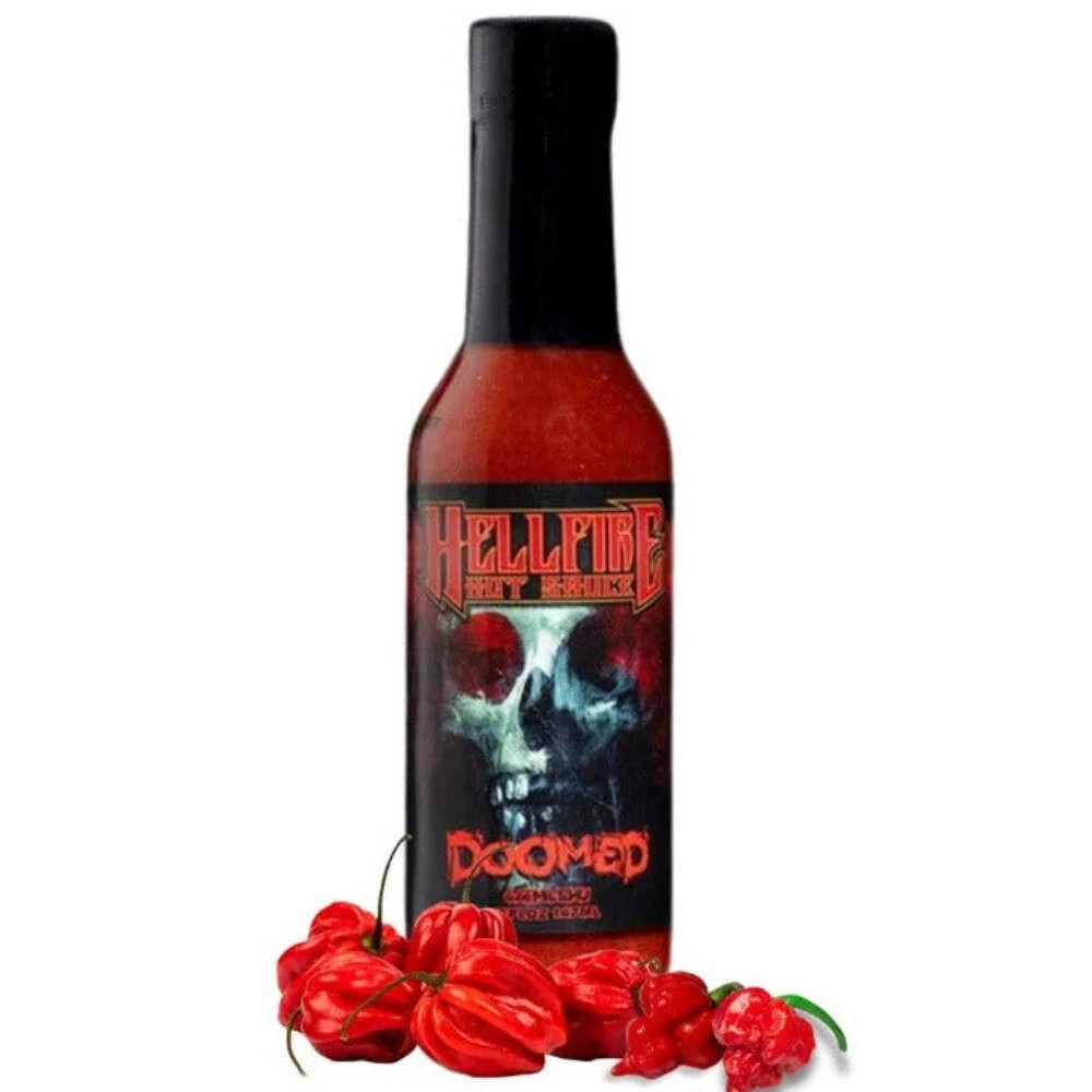 Hellfire Hot Sauce Doomed 5 OZ 