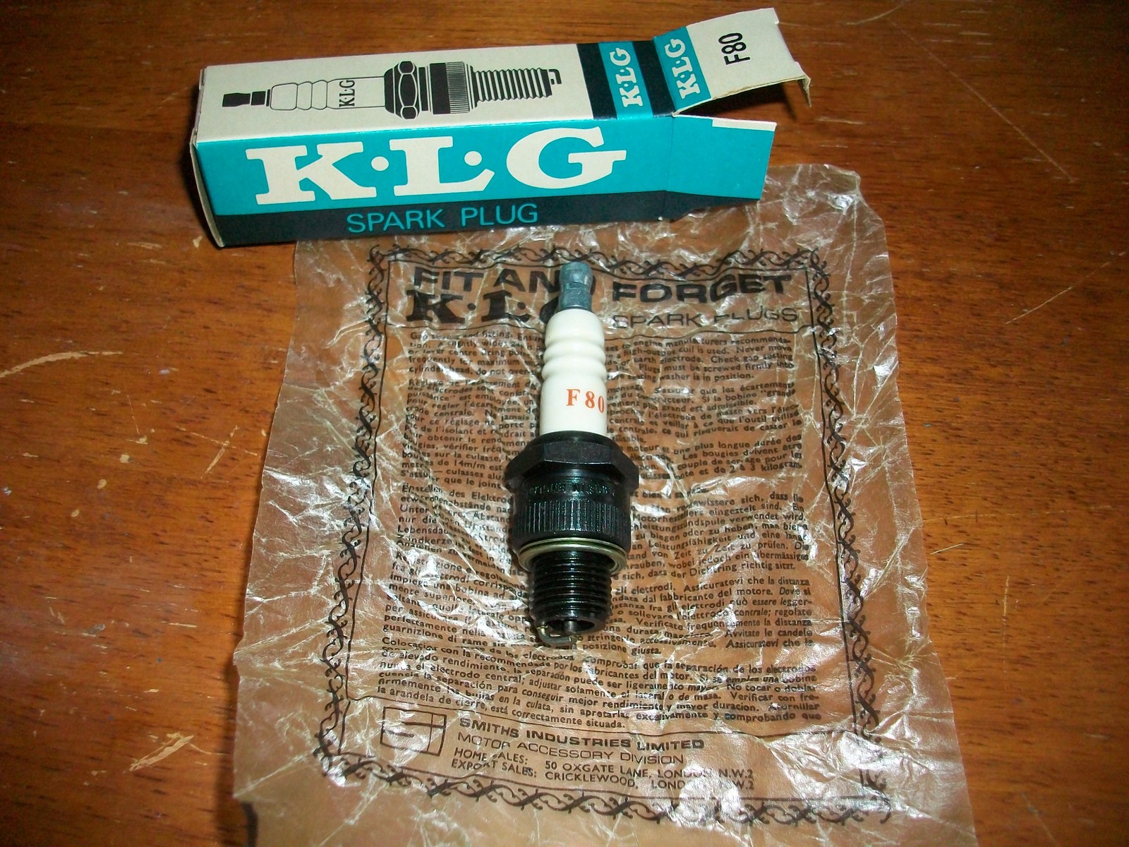 NOS KLG F80 Spark Plug NOS KLG F80 Spark Plug