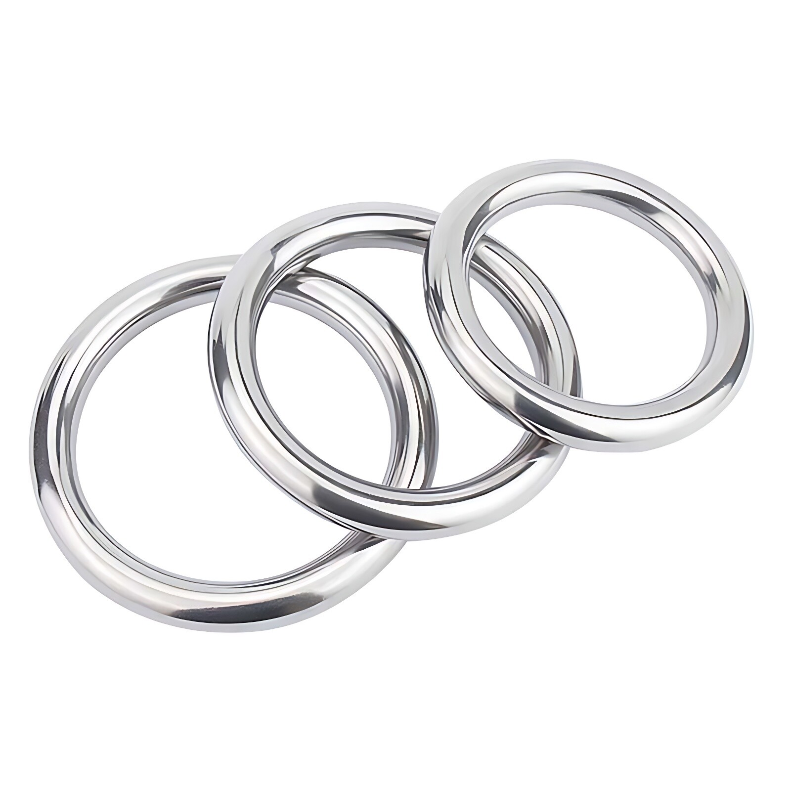 A2 Stainless Steel Heavy Duty Solid Metal O Ring Welded Smooth Round Rings A2 Stainless Steel Heavy Duty Solid Metal O Ring Welded Smooth Round Rings
