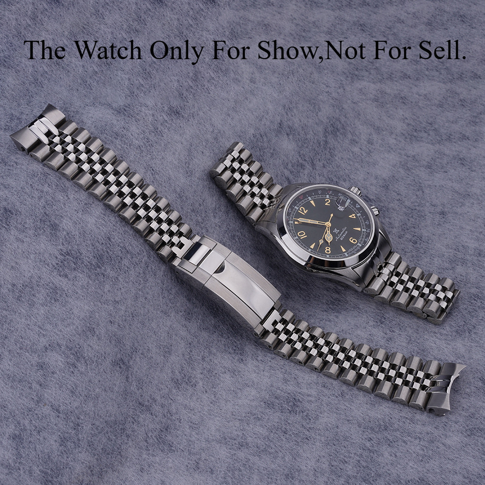 For Seiko Prospex Alpinist SPB121 Solid Curved 20mm WatchBand Jubilee Bracelet For Seiko Prospex Alpinist SPB121 Solid Curved 20mm WatchBand Jubilee Bracelet
