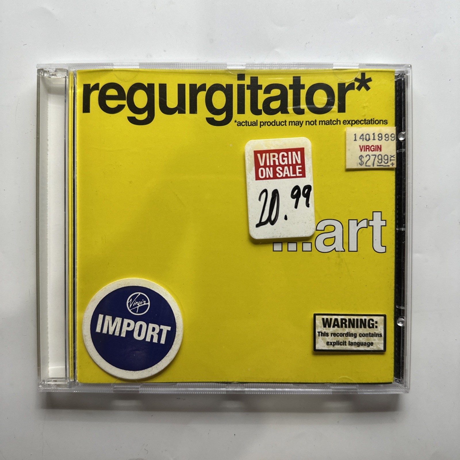 Regurgitator*…art CD import 1999 Warner music Australia   R-2