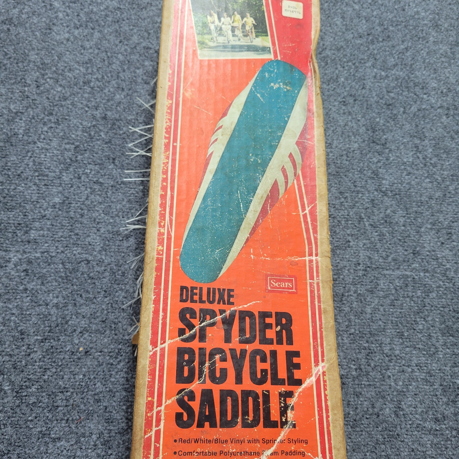 Vintage NOS Sears Spyder Banana Seat Bicycle Saddle In Box