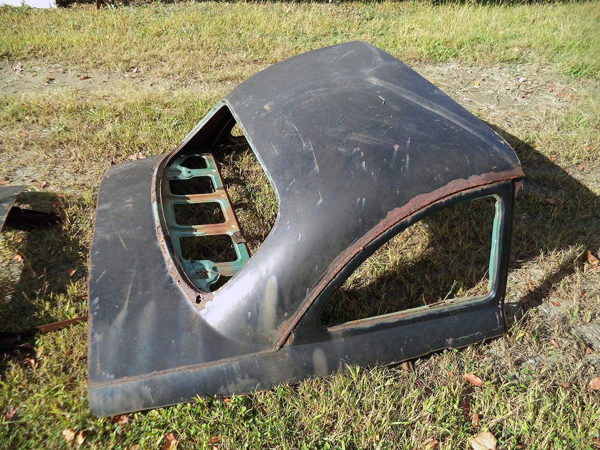 1951 Ford 1950 1949 COUPE Roof Section with Quarter Windows 1951 Ford 1950 1949 COUPE Roof Section with Quarter Windows