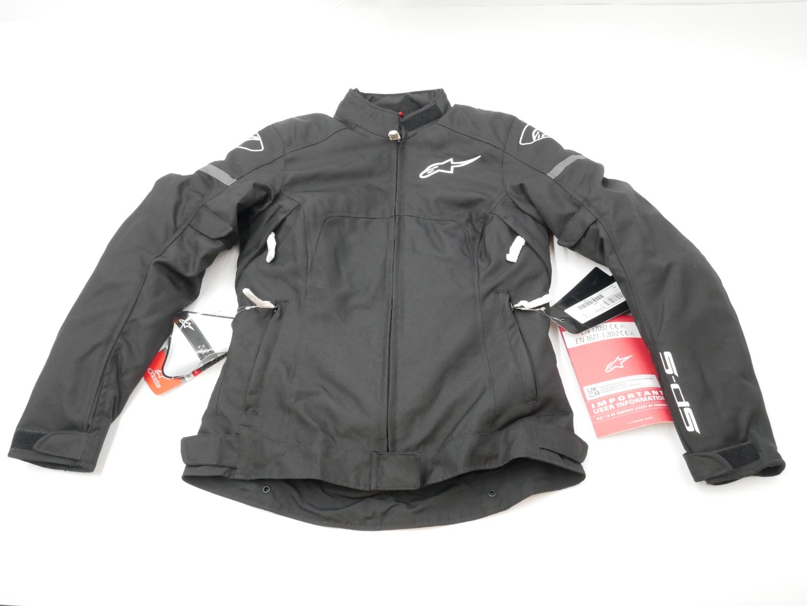 Alpinestars Stella T-SPS Waterproof Women's Motorcycle Jacket Black Size Small