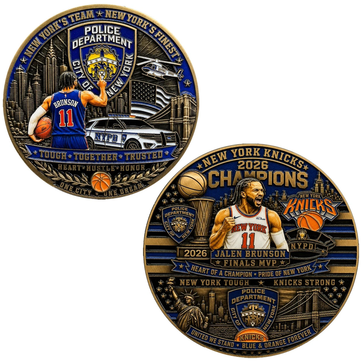 DD-002 Jalen MVP Challenge Coin for Fans and for 2026