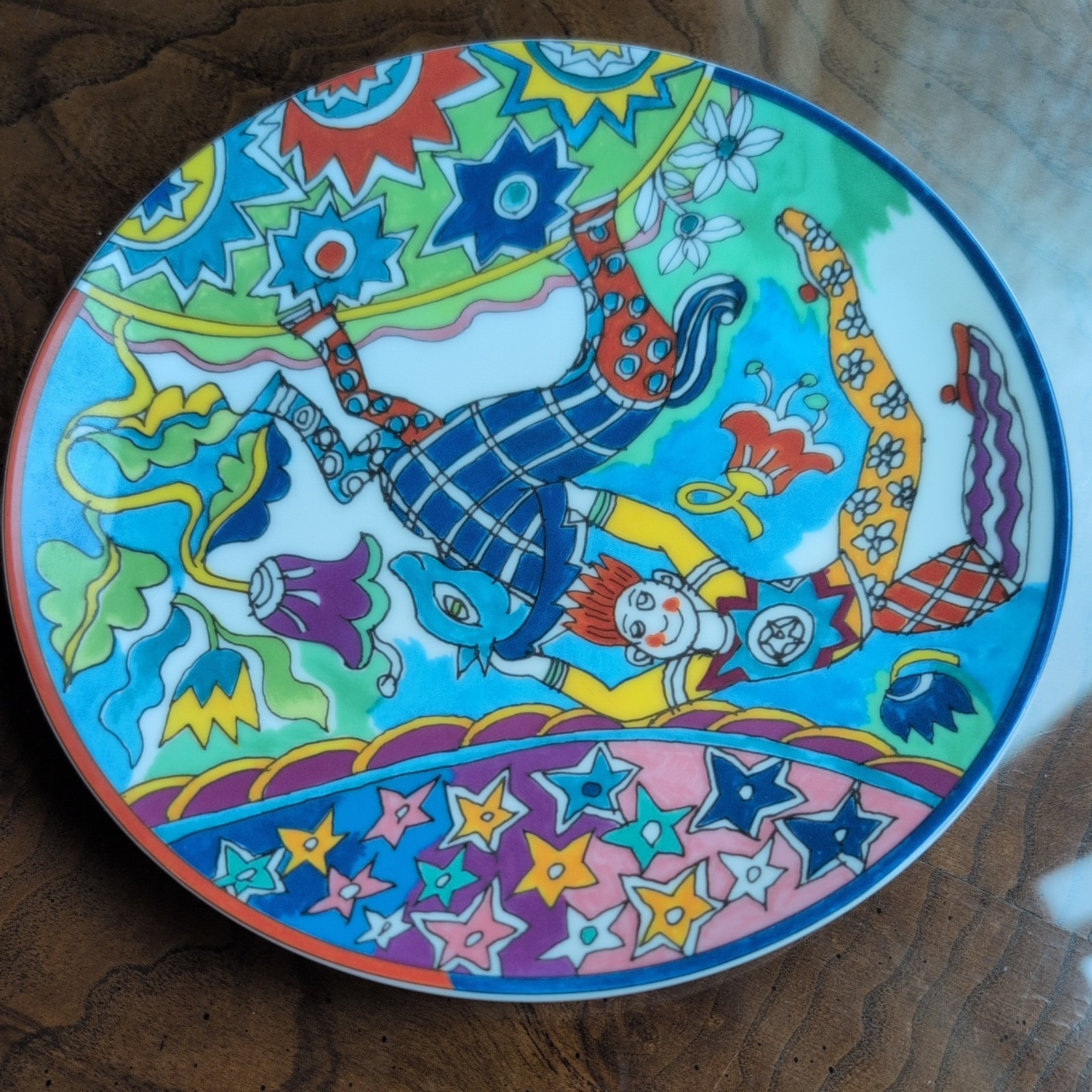 Vintage 1997 Tiffany & Co ‘Fantasy’ Collection by Gene Moore Plate & Cup Set NEW