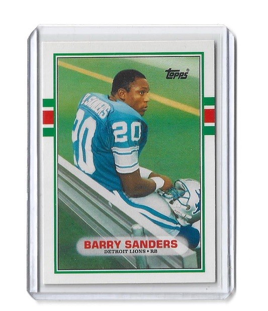 1989 Topps Traded - Barry Sanders #83T (RC) 1989 Topps Traded - Barry Sanders #83T (RC)