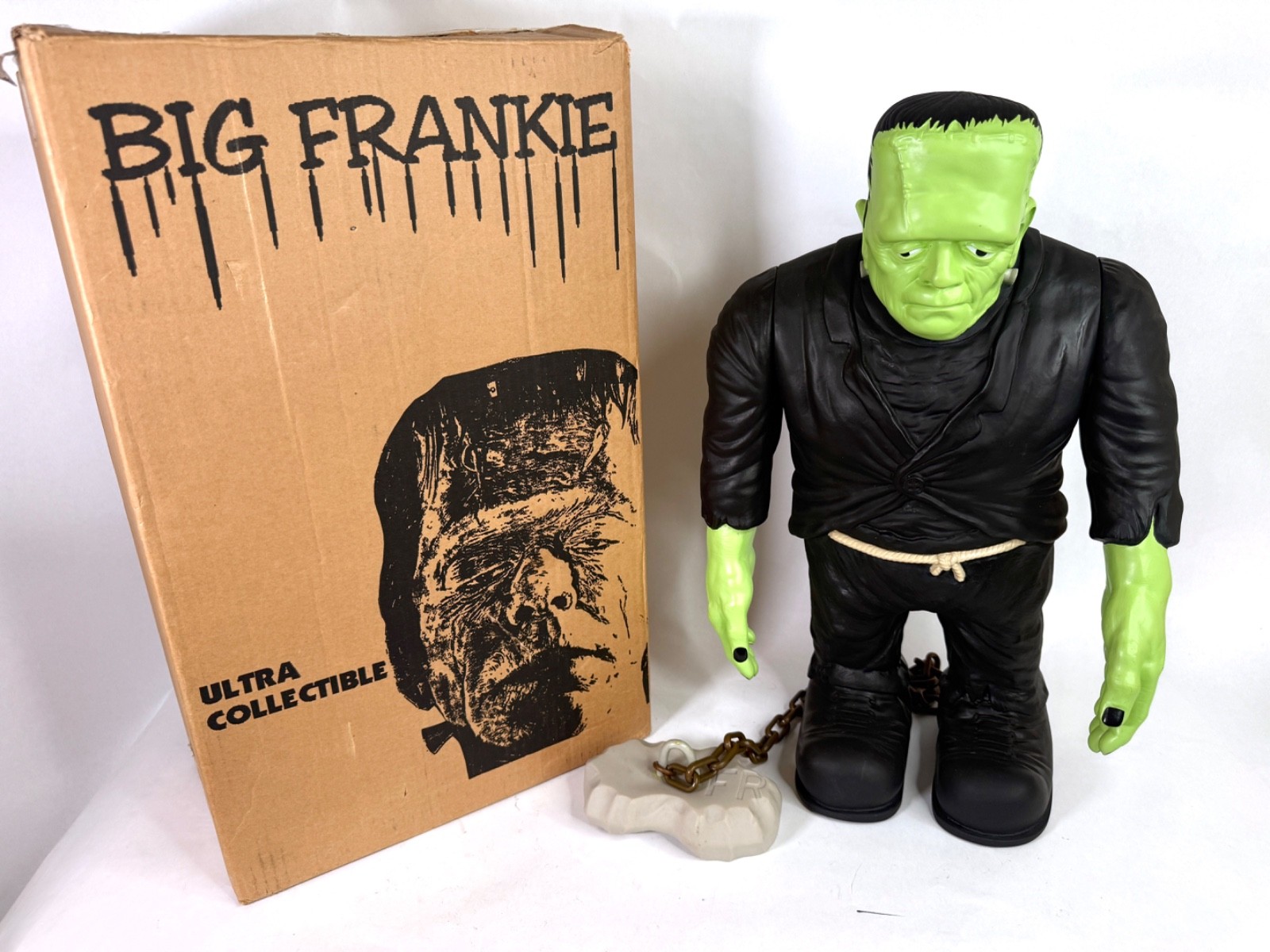 Aurora Big Frankie Gigantic Frankenstein Sofubi Vinyl Figure Bootleg Japan 1990s