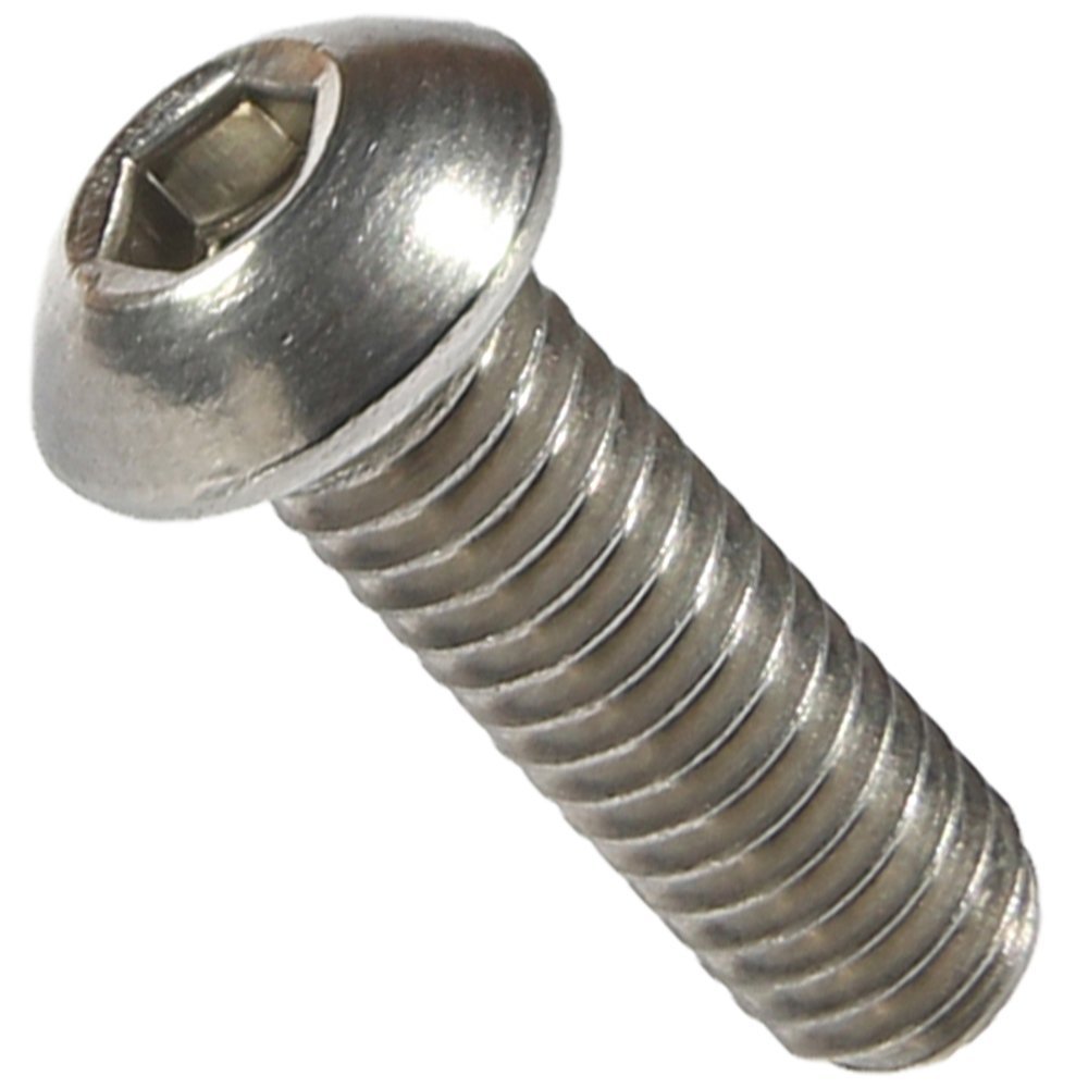 M5-0.80 x 12MM Button Head Socket Cap Screws ISO 7380 Stainless Steel Qty 50 Pcs