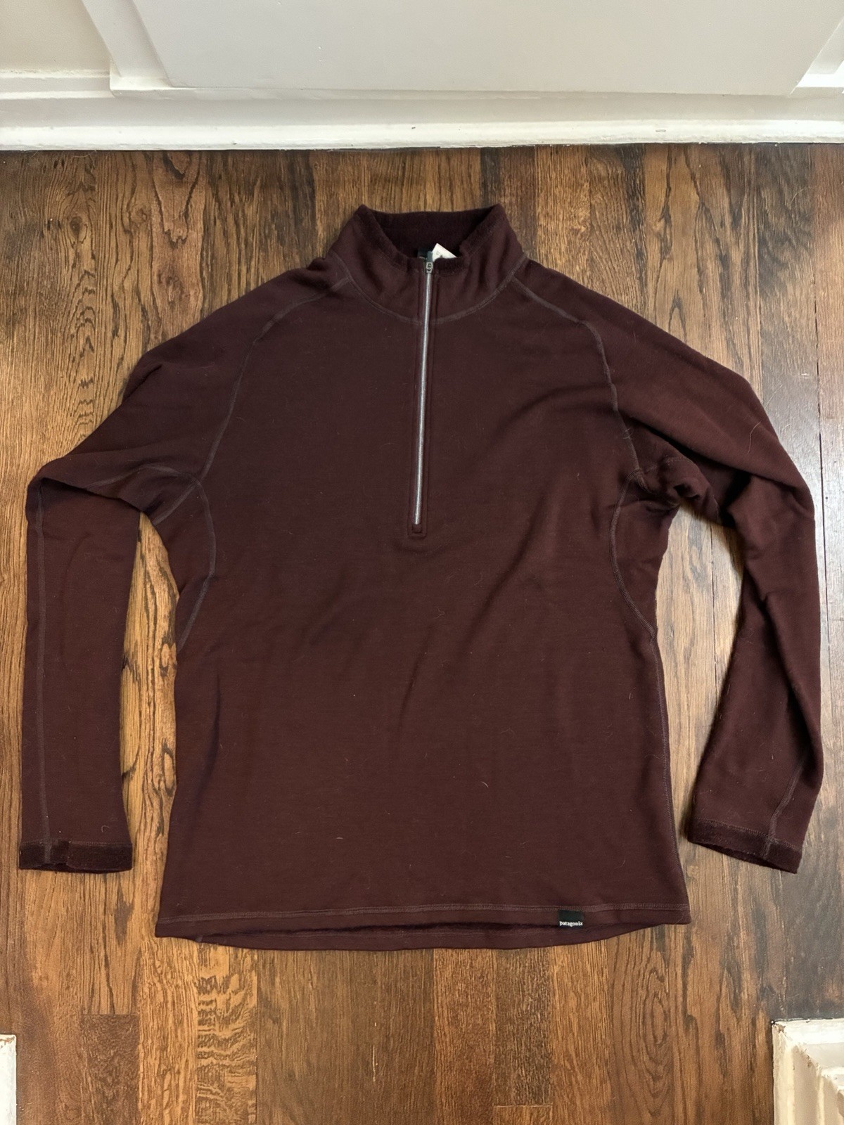 Patagonia 100% Merino Wool 1/4 Zip Sweater (Men’s - Large - Maroon) Patagonia 100% Merino Wool 1/4 Zip Sweater (Men’s - Large - Maroon)