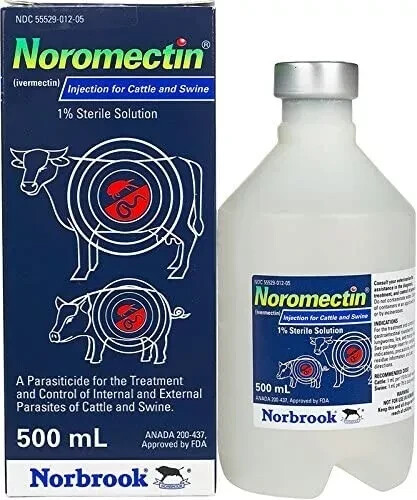 Norbrook 500 mL Cattle Swine wormer dewormer 07/28 Norbrook 500 mL Cattle Swine wormer dewormer 07/28