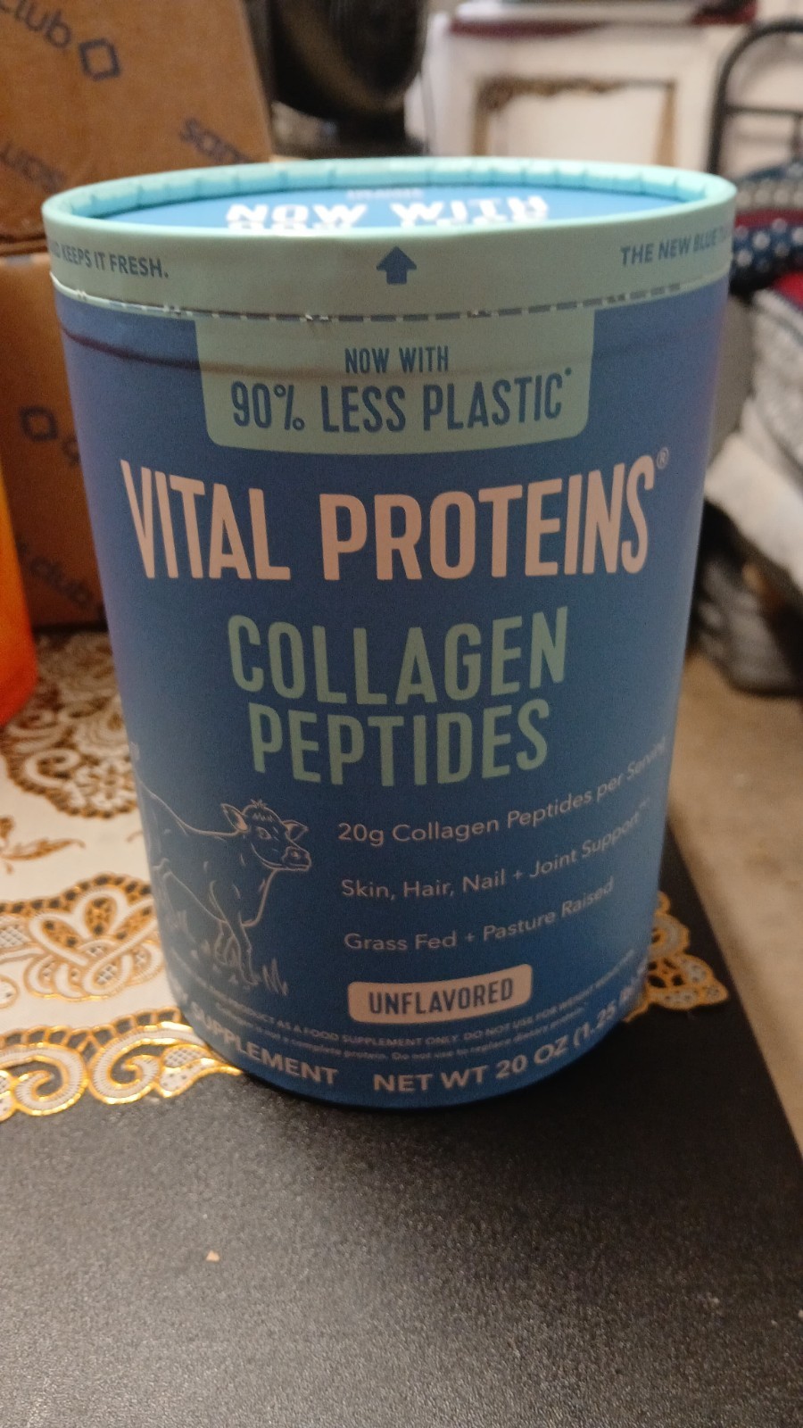 Unflavored Vital Proteins Collagen Peptides 20 oz 1.25 lb Exp 04/2029