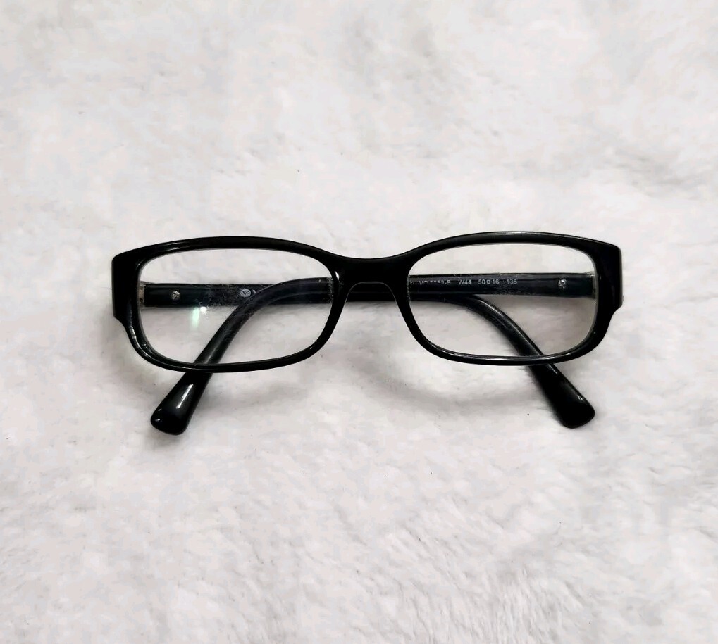 VOGUE WOMEN\'S GLASSES FRAMES VO BLACK AND SILVER