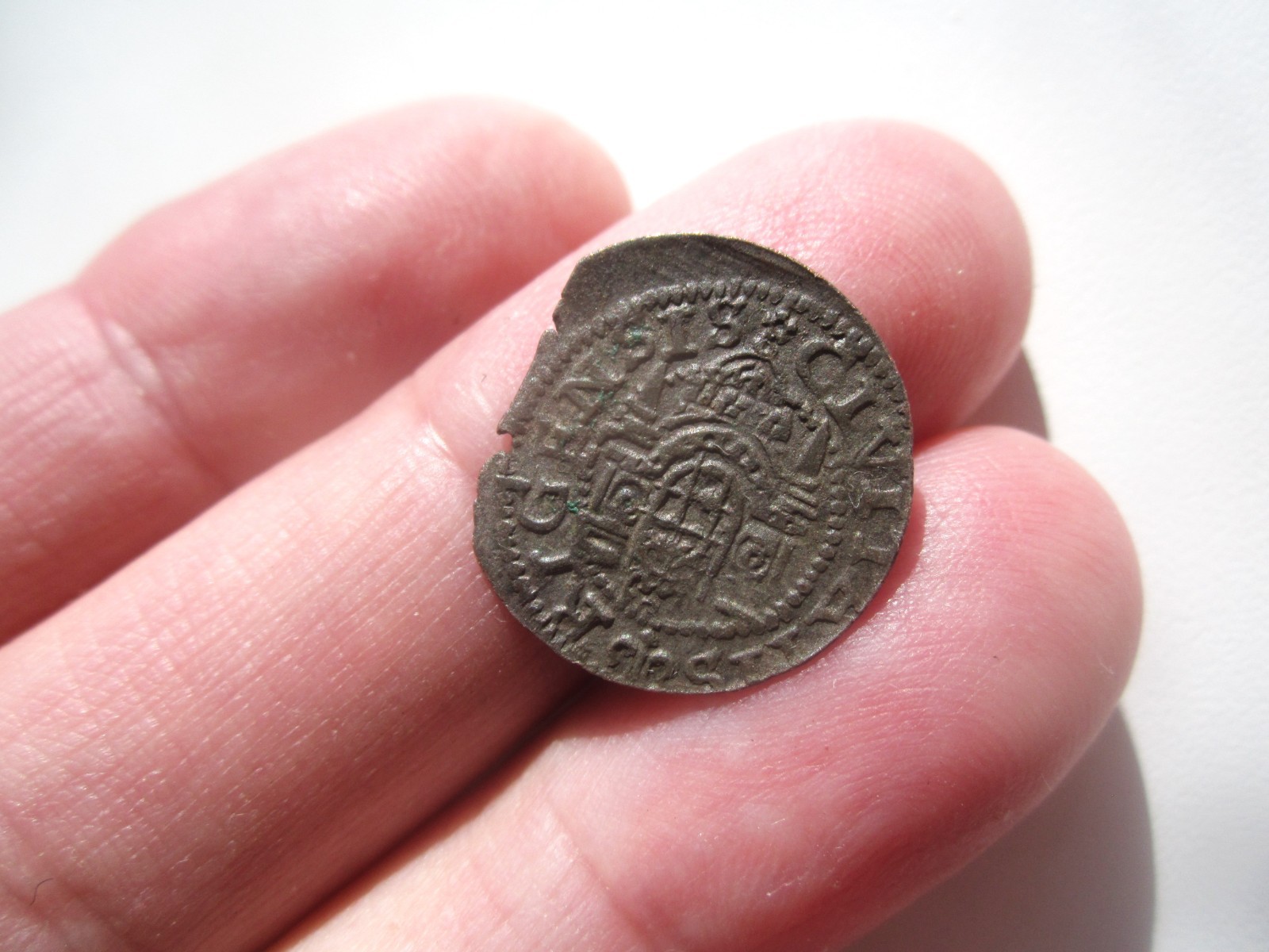 1578 RIGA FREE CITY, POLAND, LATVIA SCHILLING 1578 RIGA FREE CITY, POLAND, LATVIA SCHILLING