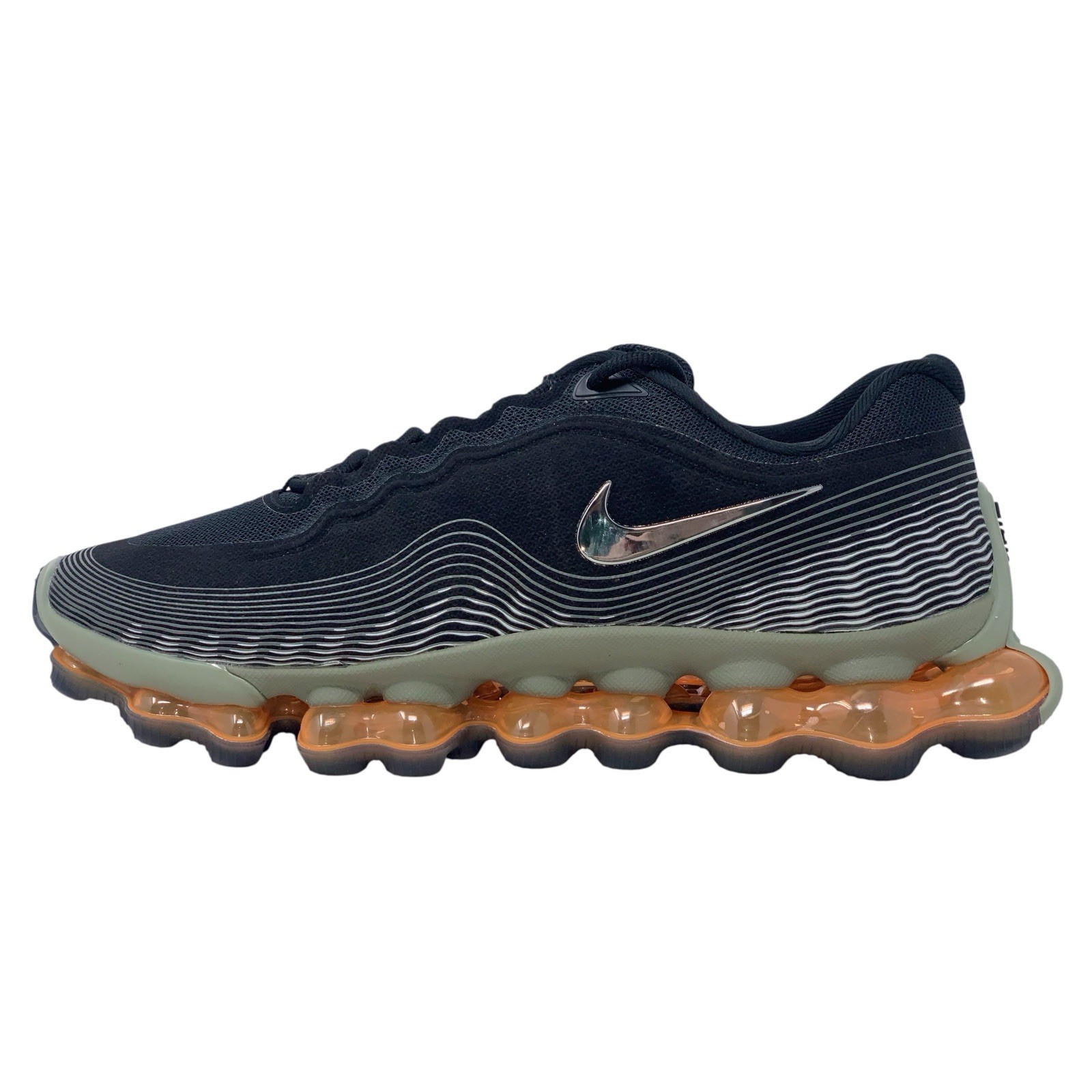Nike Air Liquid Max Metallic Silver Black Sneakers, Size 10 BNIB IQ7635-002