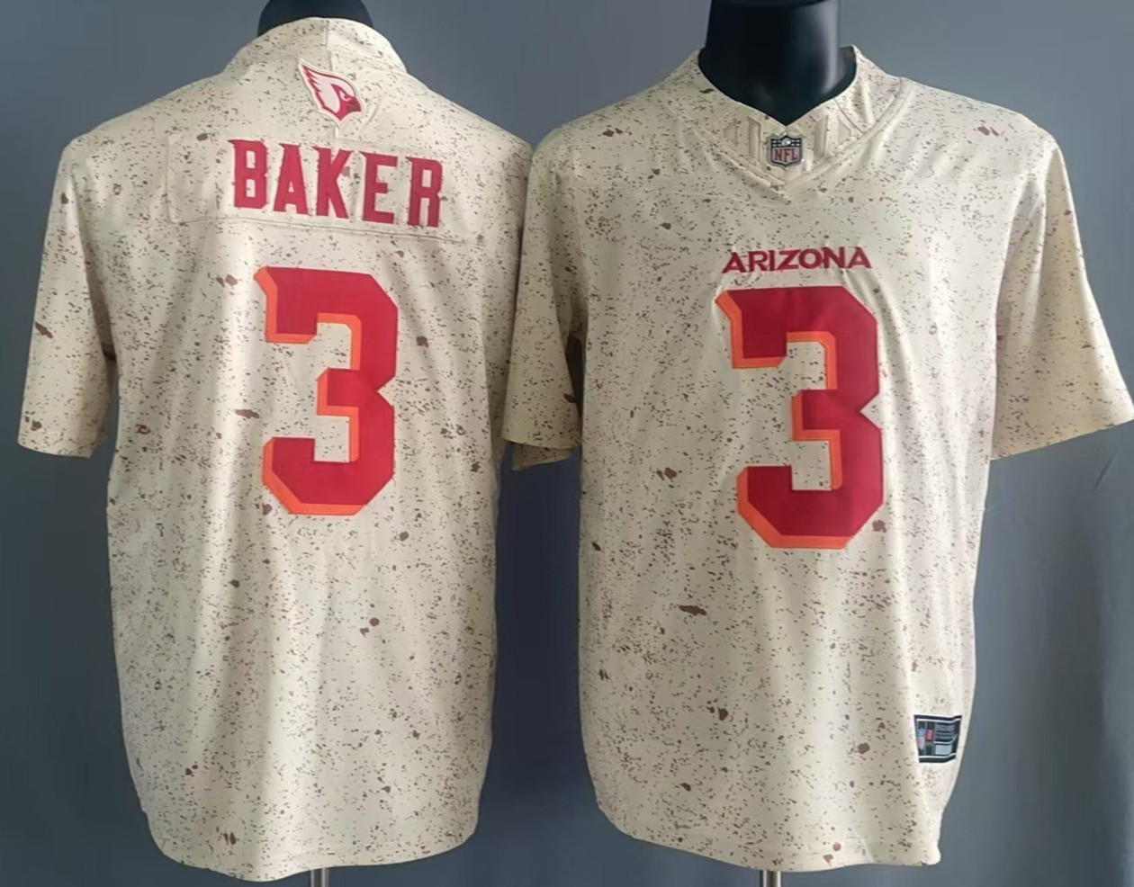 Tariffs​ Free Cardinals F.U.S.E Rivalries Collection Natural Stitched Jersey.