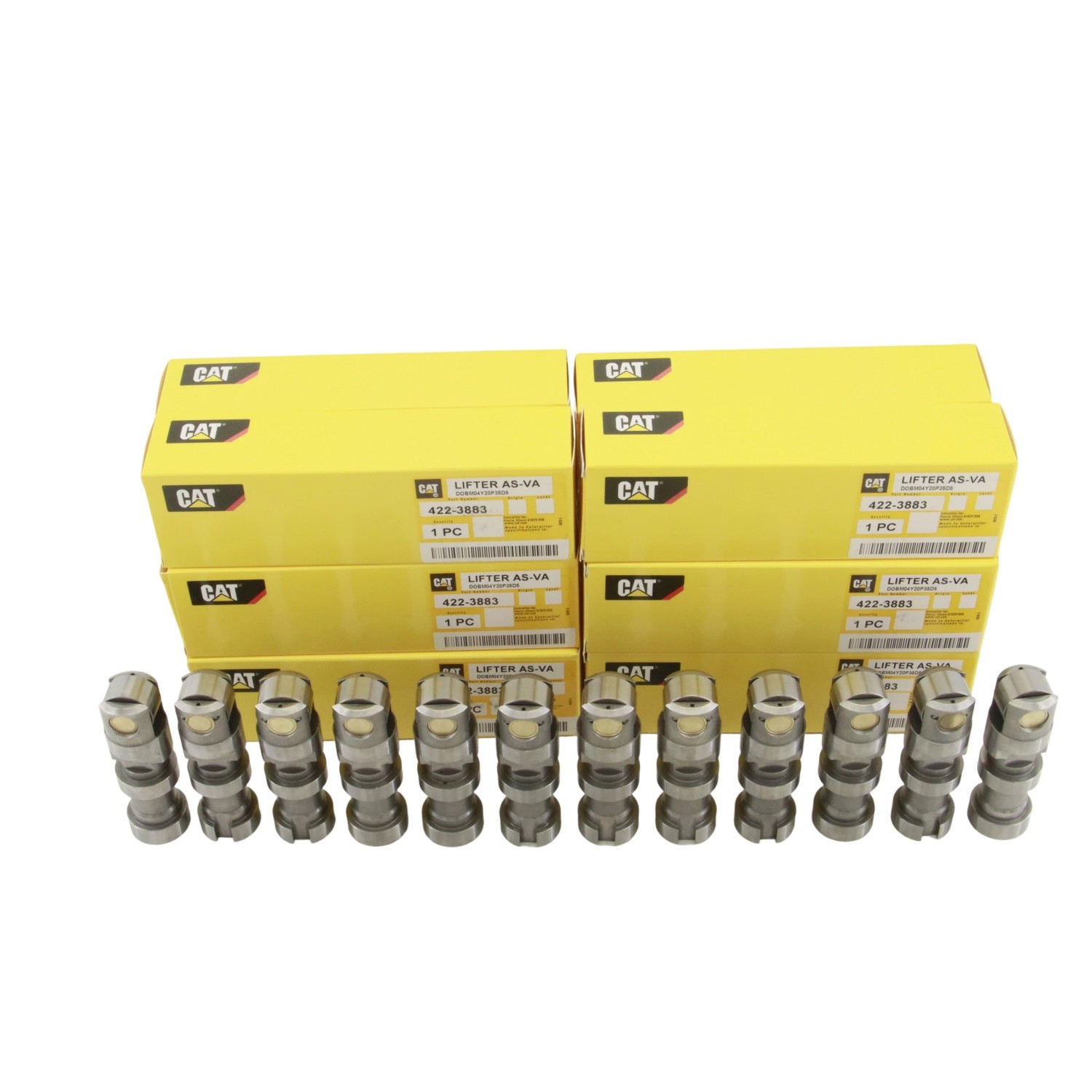 12PCS 4223883 - LIFTER AS Valve Lifter For CAT Valve Lifter 422-3883 OEM