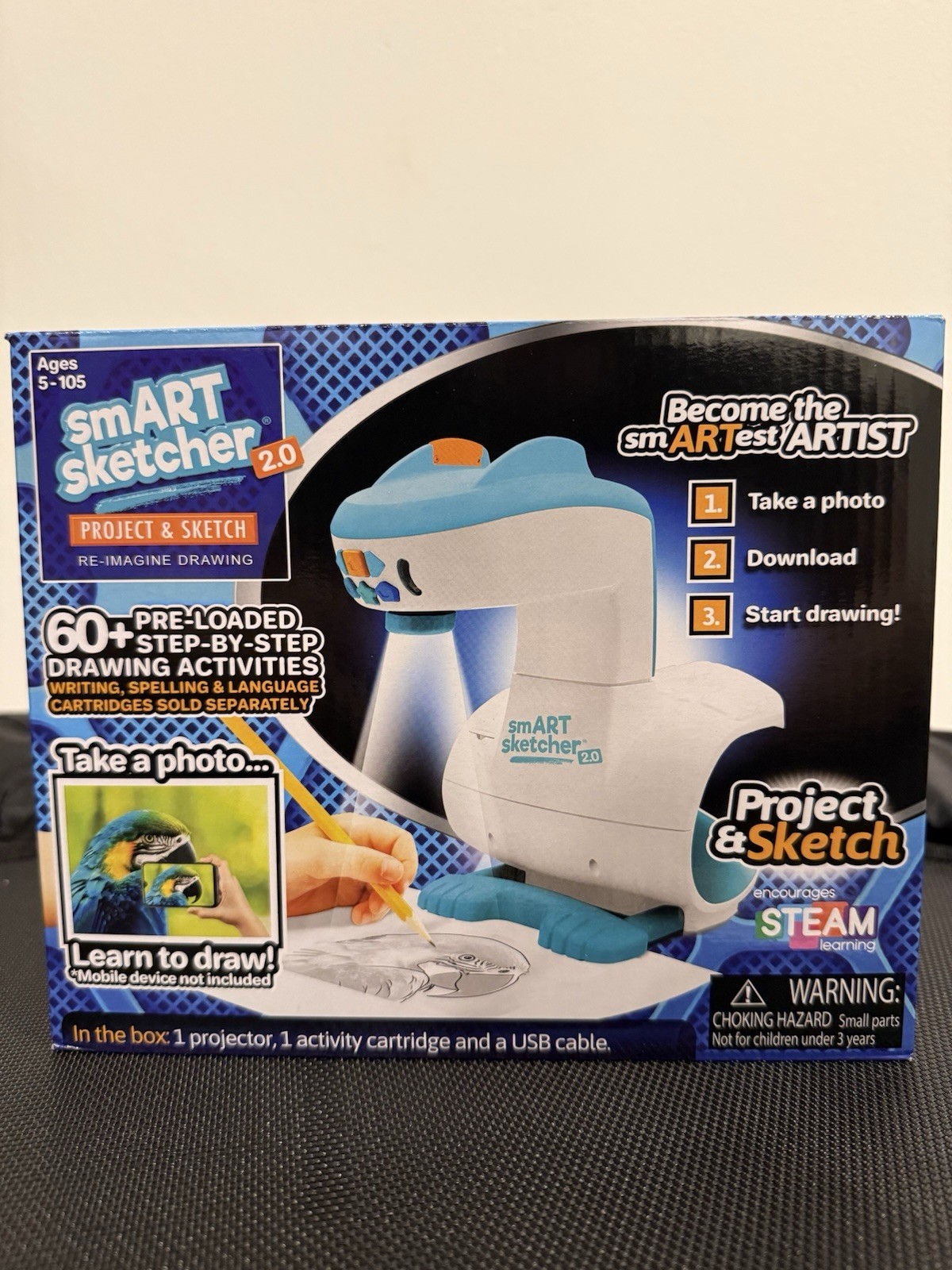 Flycatcher Smart Sketcher 2.0 Project & Sketch, New Sealed, Drawing And Tracing