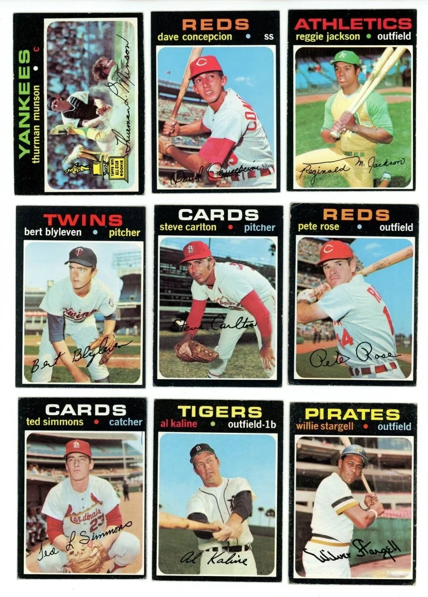 1971 Topps Baseball You Pick 500-750 Price based Upon Condition