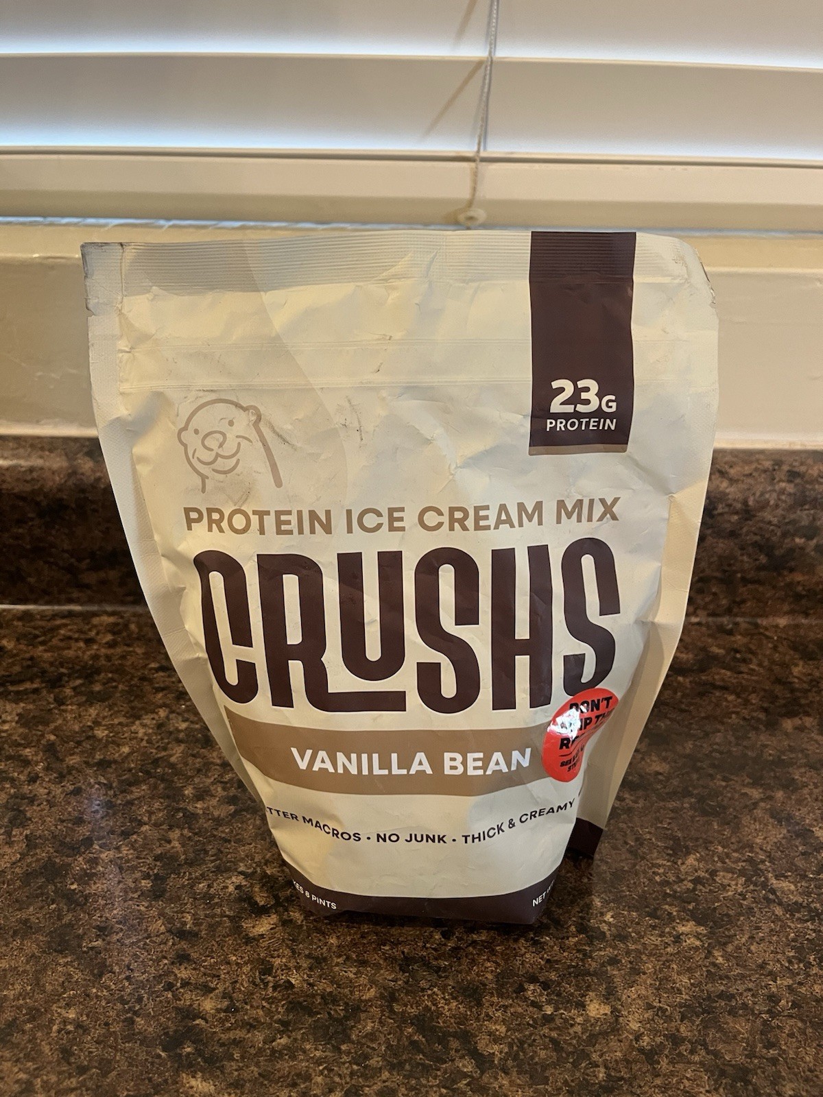 Crushs Protein Ice Cream Mix - Vanilla Bean