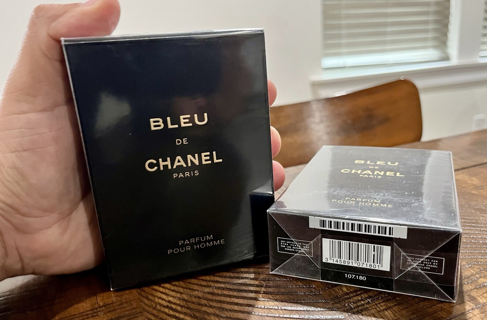 Bleu De Chanel Parfum By Chanel Spray Pour Homme 3.4oz Men’s Fragrance