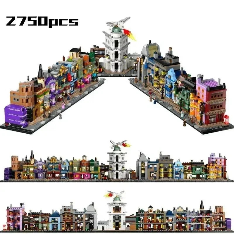 NEW Harry Potter Diagon Alley Wizarding Shops Building Blocks Set for Adults