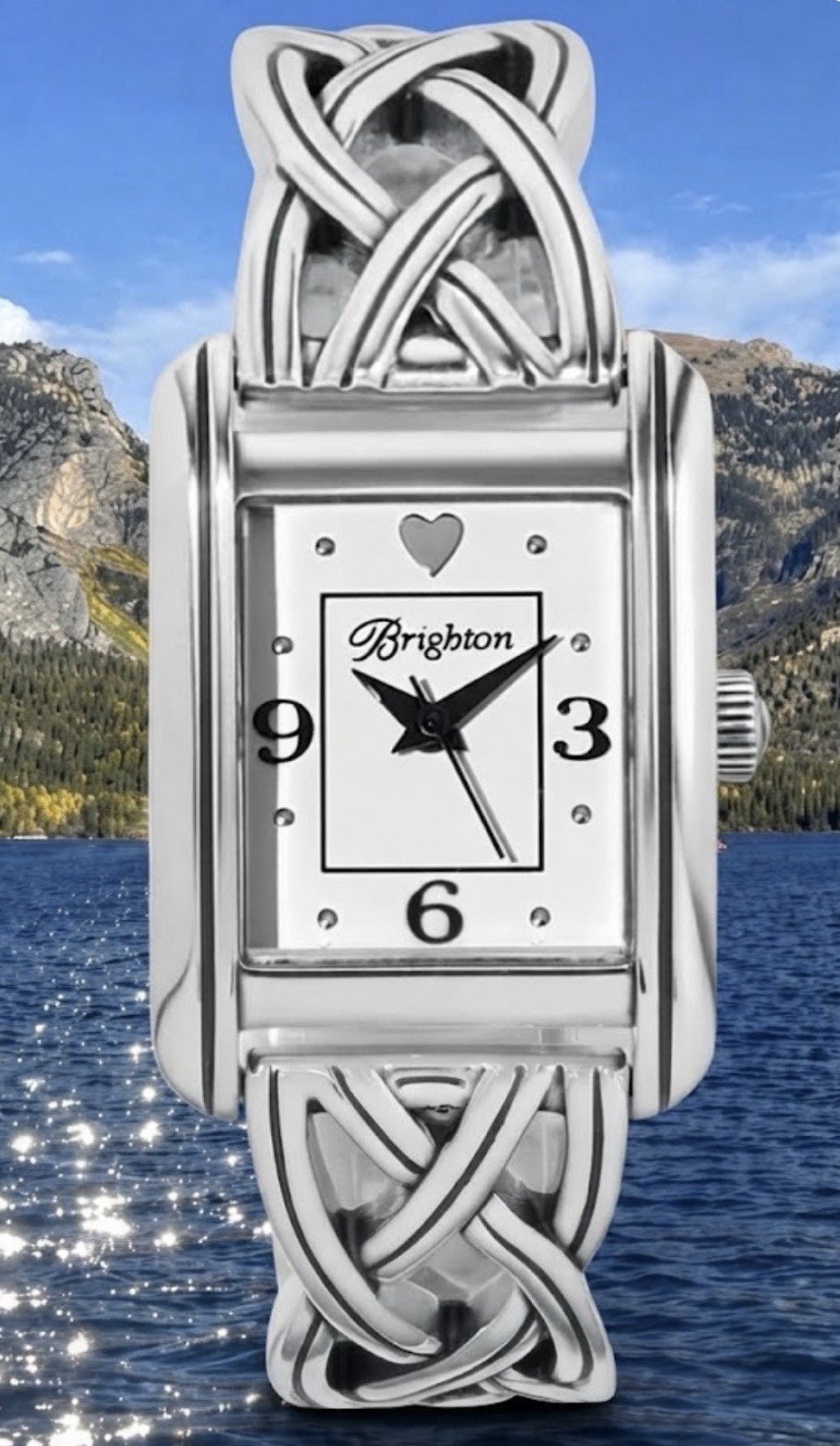 Brighton EDINBURGH Watch NWT Interlok Boho Style W30410 Silver List $168