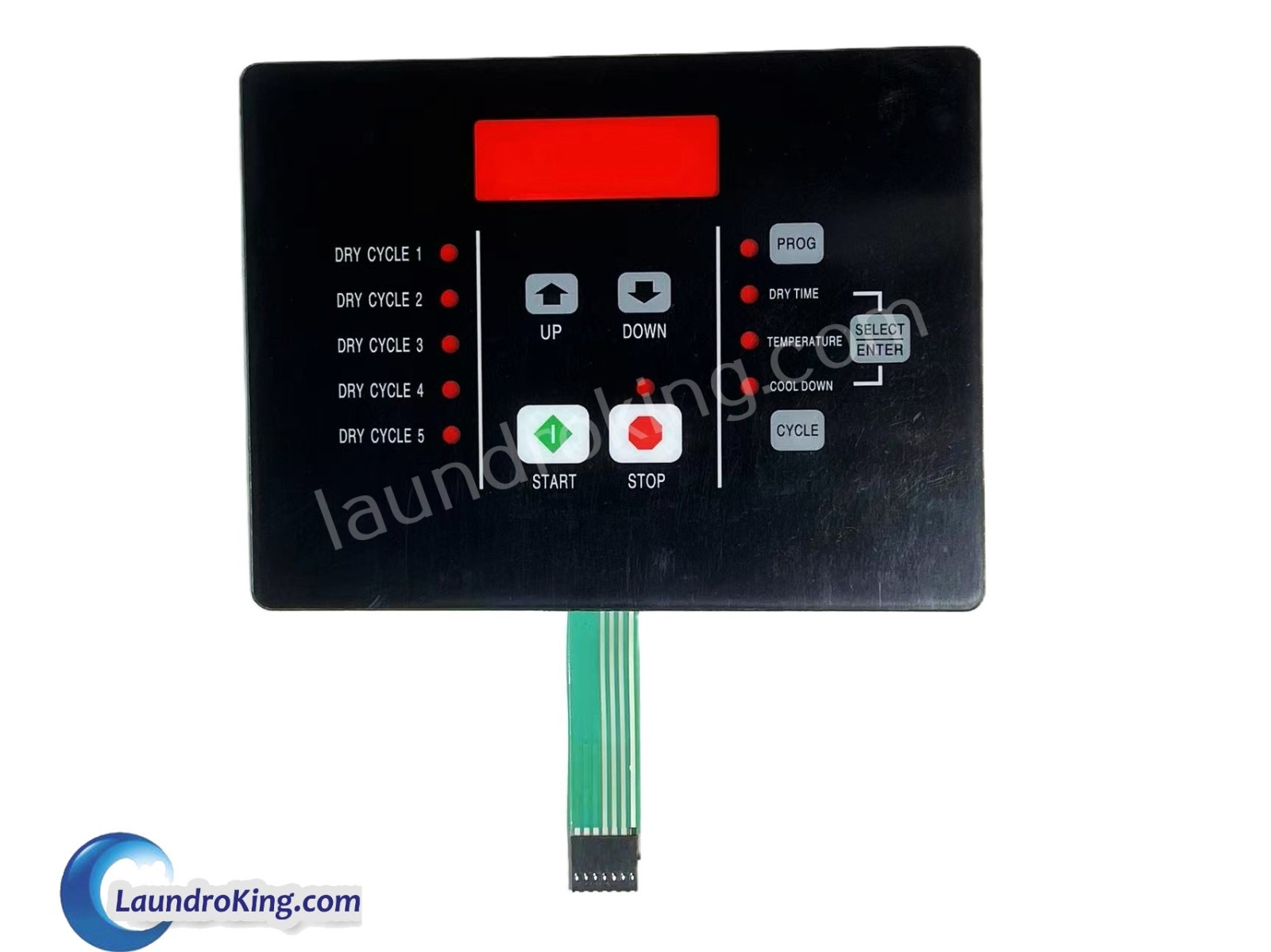 9801-104-001  MEMBRANE SWITCH, NON REV. BLACK