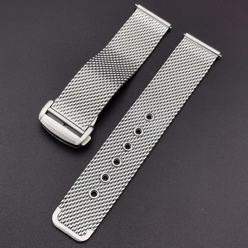 20mm 22mm Milanese Mesh Steel Watch Strap Stainless Universal Bracelet Band