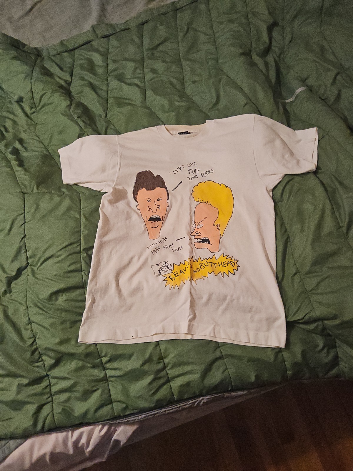 Vintage 1993 Beavis and Butthead Stuff That Sucks Shirt Large MTV Vintage 1993 Beavis and Butthead Stuff That Sucks Shirt Large MTV