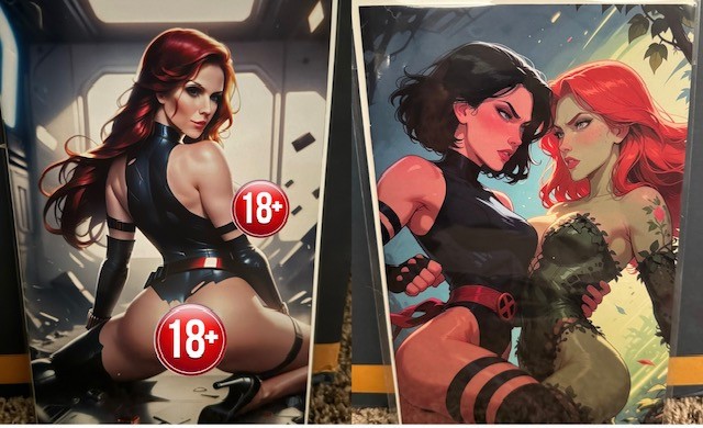 Key\'s Comics #3, #4 Psylocke Naughty Virgin Bundle. Ltd 100. 18+ Key\'s Comics #3, #4 Psylocke Naughty Virgin Bundle. Ltd 100. 18+