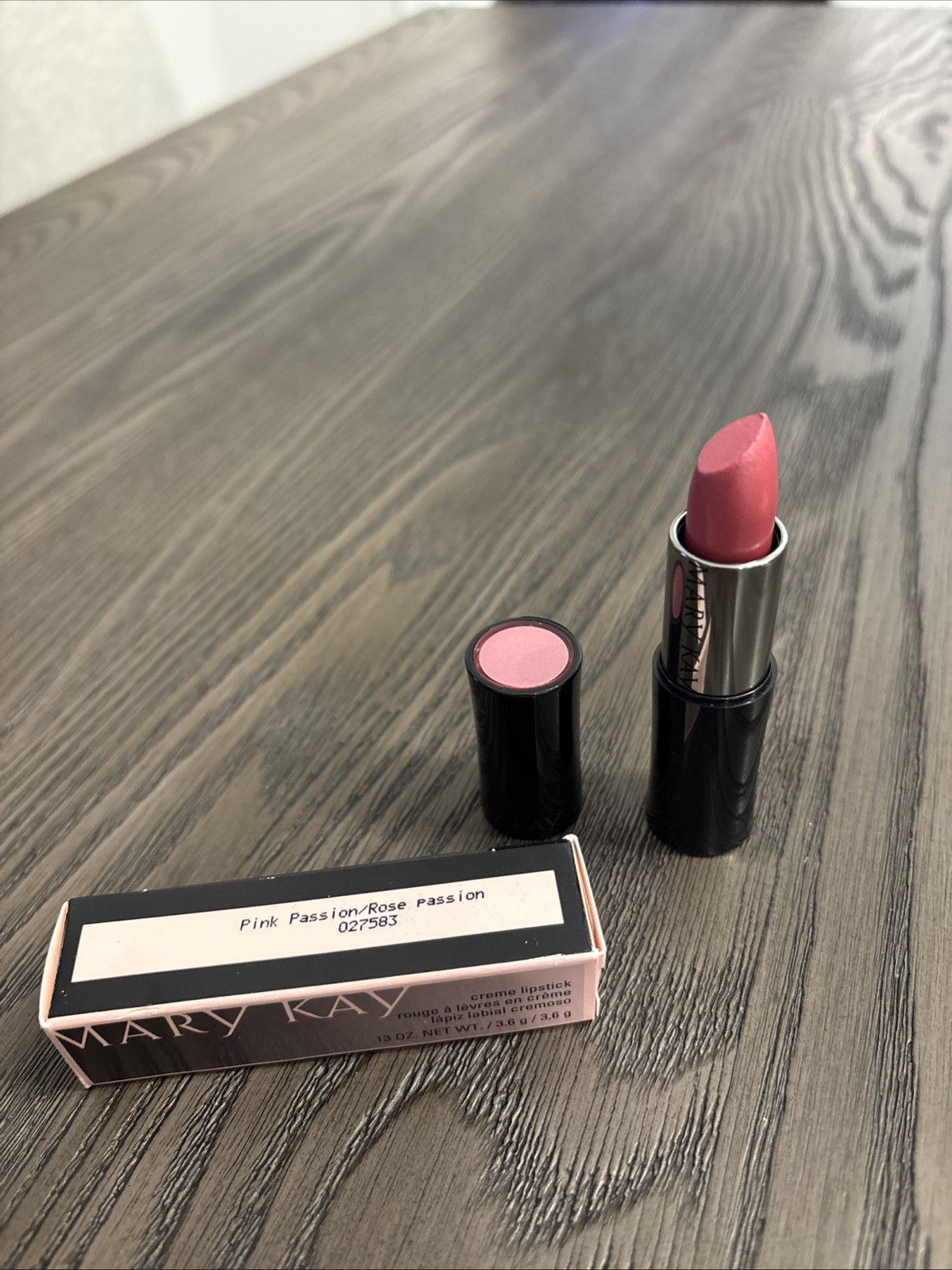 Mary Kay Pink Passion Creme Lipstick #027583 Full Size New Box Discontinued
