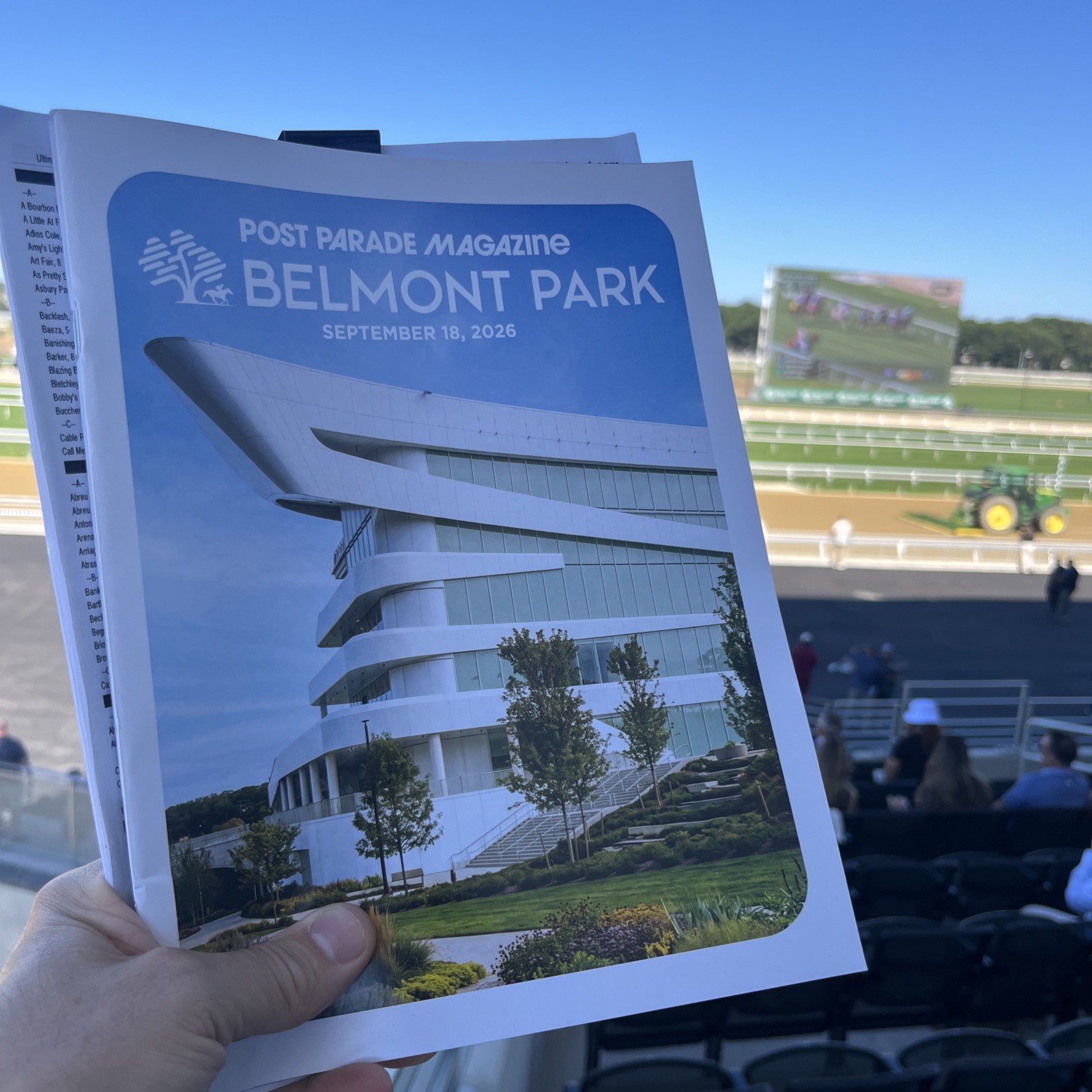 Unused Belmont Park Racing Program from September 18, 2026 Grand Opening Unused Belmont Park Racing Program from September 18, 2026 Grand Opening