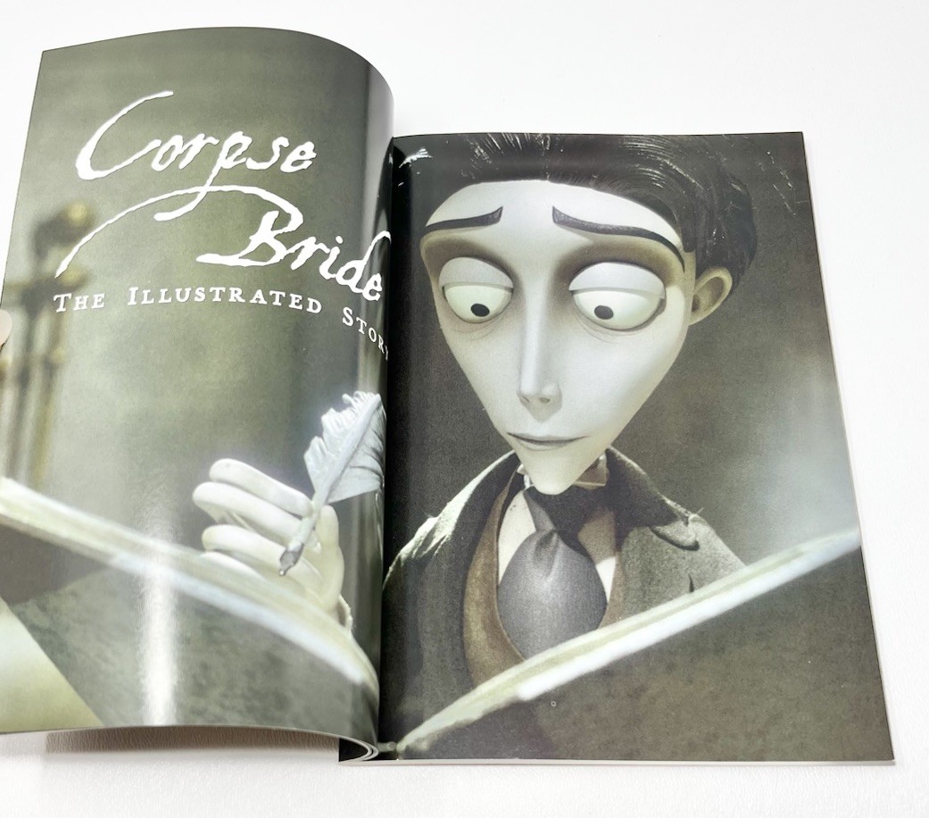 Vintage 2005 Tim Burton’s Corpse Bride Illustrated Story Book Art Concept Making
