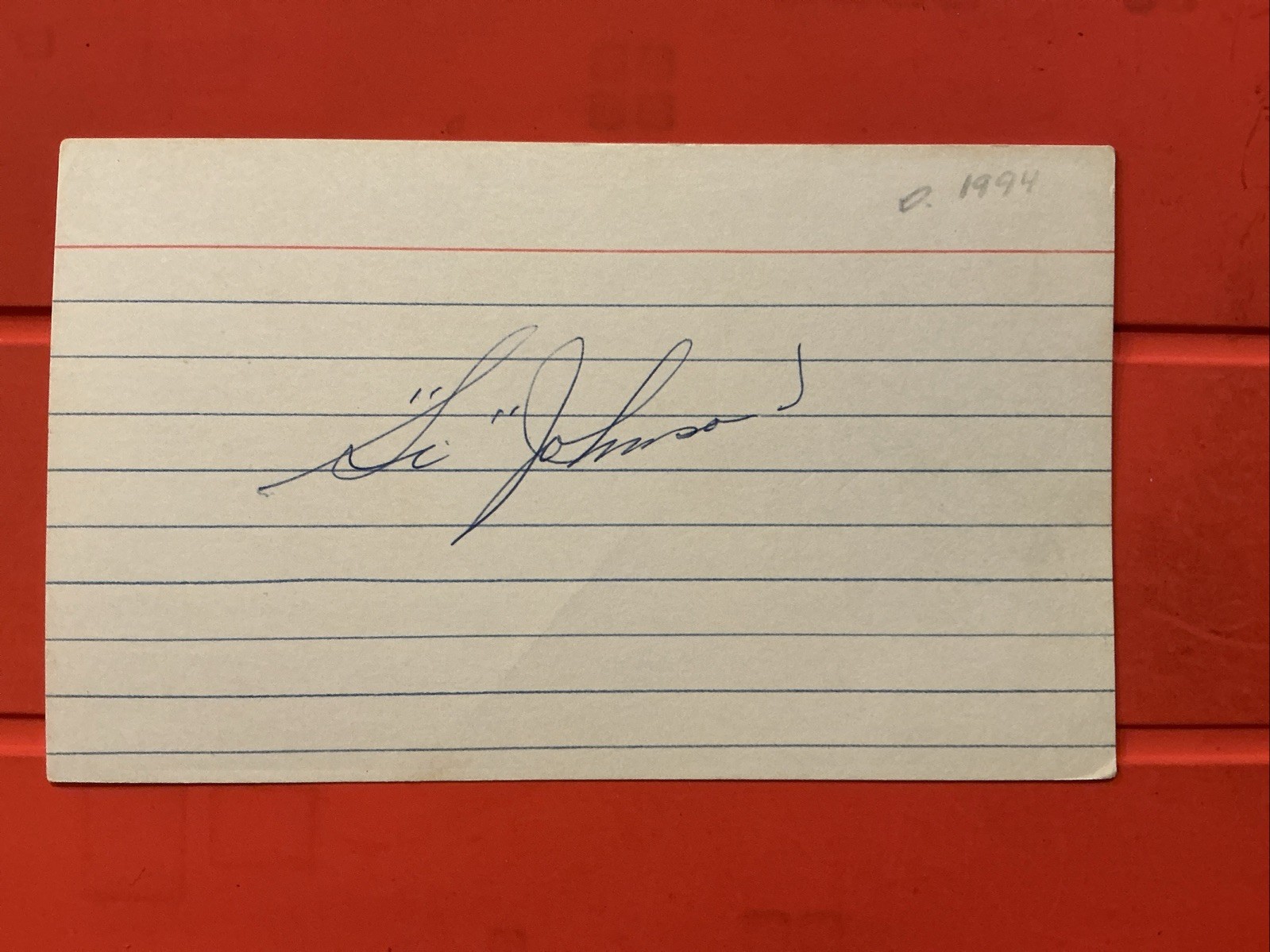Si Johnson🔥🔥MLB Debut: 1928 Cincinnati Reds 🔥🔥Autograph⚾️⚾️ Si Johnson🔥🔥MLB Debut: 1928 Cincinnati Reds 🔥🔥Autograph⚾️⚾️